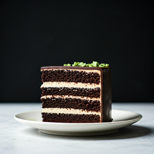 Tort czekoladowy warstwowy